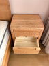 原始原素全实木床头柜北欧橡木床边收纳柜卧室简约储物柜子 A3026 床头柜-400*300*450mm 实拍图