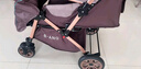 奔昂 婴儿推车可坐可躺轻便避震宝宝折叠婴儿车双向BB童车手推车 升级卡其+一键单手收+可坐躺+可双向推行+四轮高配 实拍图