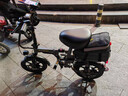 普莱德新国标折叠电动自行车 超长续航电动车 铝合金代驾车 锂电池助力男女通用成人电瓶车 代步电单车 专业代驾版-铝-油刹-NFC-40A续航120km 实拍图