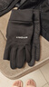 罗维利特手套男夏季防晒防风保暖加绒触屏户外骑行二指摩托车外卖半指漏指 二指加厚黑色 均码有弹力 实拍图