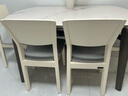 全友家居现代简约餐桌椅组合套小户型装家用折叠可伸缩圆桌子政府补贴 峦山硬面椅*2 实拍图