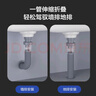 九牧（JOMOO）下水管双重隔臭可伸缩加长软管面盆洗脸盆排水管9B621-010-JM08 实拍图