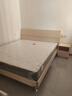 全友家居 双人大床家用高脚床板式床现代简约原木风主卧室床1.8x2米 实拍图
