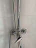 达努曼淋浴花洒铜主体明装三功能手喷顶喷自洁花洒套装 【1660EC极光灰】冷热双控 实拍图