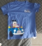 巴布豆儿童短袖男童夏季新款t恤舒适纯棉半袖多色潮流印花休闲百搭上衣 牛仔蓝 敞篷巴布组合 120 实拍图