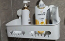 太力吸盘卫生间墙上置物架免打孔浴室上墙壁挂厕所马桶洗漱台置物架 实拍图