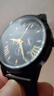 正品男士手表高档休闲石英表简约气质男表皮带高颜值罗马时尚腕表 军团款 实拍图
