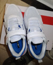 鸿星尔克（ERKE）童鞋男童中大童运动鞋儿童慢跑鞋63122120013正白/星际蓝38 实拍图