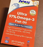 诺奥（NOW）97%高纯度深海鱼油小知己鱼油72粒omega3高含量呵护心血管中老年 1盒 实拍图