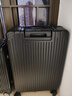 爱华仕行李箱男拉杆箱女大容量旅行箱轻便万向飞机轮24英寸密码箱骑士黑 实拍图