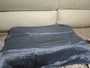 太湖雪纯色真丝枕套 100%桑蚕丝绸 单面真丝枕头套单只装雾霾蓝 48*74cm 实拍图