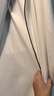 竹一百 浴袍 纯棉柔软吸水浴衣简约家居汗蒸服华夫格男女睡袍 白色 L码 实拍图