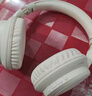 联想（Lenovo）头戴式无线蓝牙耳机电竞游戏有线两用重低音乐运动降噪通用小米手机 TH10米白 实拍图