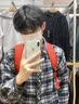 SWAMP AREA复古格子衬衫男春秋款宽松休闲港风长袖衬衣外套CS006藏青L 实拍图