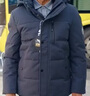 雪中飞鹅绒羽绒服男士短款脱卸帽加厚保暖休闲商务秋冬外套男装170 实拍图