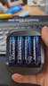 南孚5号充电锂电池4粒套装 1.5V恒压快充  适用游戏手柄/键鼠/话筒/吸奶器/血压计/闪光灯等 AA五号 实拍图