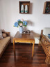 溪木工坊新中式阳台茶桌家用小型茶几老榆木现代简约阳台方小茶台泡茶桌 拾隐方茶桌木面款 实拍图