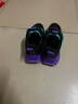 男童鞋子春秋冬季运动鞋新款皮面防水防臭学生中大童儿童跑步鞋 601/黑紫色 【防水皮面】 32 码(内长20.7cm) 实拍图