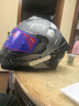 睿觅（RYMIC）摩托车头盔全盔3C认证专业机车骑行头盔四季通用男女R977银灰L 实拍图