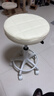 景彩吧台椅升降吧酒加厚坐面转椅理发店美发椅JY08米色滑轮款 实拍图
