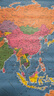 世界地图挂图 升级精装版 1.1米*0.8米 学生办公室书房家庭装饰挂图 无拼缝 2025 实拍图
