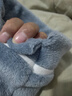 雅鹿睡衣男生秋冬季加绒加厚珊瑚绒男士青少年纯色大码保暖家居服套装 NSCJF-CK102天空蓝白条绣【升级双面法兰绒 XL (建议130-150斤) 实拍图