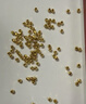 御邪定价足金999蹦迪珠黄金2MM散珠硬金爆闪DIY手串散金子 2mm蹦迪珠两颗：约0.06g 实拍图