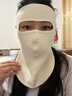 佳睦保暖口罩全脸面罩加绒加厚骑电瓶车防风防寒围脖护耳一体高颜值白 实拍图