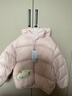 巴拉巴拉童装儿童羽绒服宝宝男女童2025冬装新款婴儿外套保暖上衣泡芙羽绒 粉色小苹果60356-白鸭绒 120 （充绒量106g 适合5-6岁） 实拍图