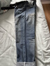 吉普（JEEP）牛仔裤男秋冬季宽松直筒长裤潮流休闲裤子男士百搭男裤蓝色31 实拍图