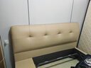 全友家居头层牛皮软包靠背床1.8×2米主卧室双人高箱储物收纳皮艺大床 实拍图