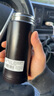 象印（ZO JIRUSHI）保温杯保冷杯水杯子进口不锈钢男女士带储格茶杯生日送礼物ASE35 实拍图