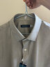 十如仕衬衫男长袖高端白衬衣纯棉高支免烫抗皱商务休闲正装  301 鸽子灰常规版 均码 42/87【180/100A】 实拍图