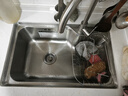 箭牌（ARROW）【政府补贴】304不锈钢厨房水槽小户型水槽洗菜盆洗碗槽大单槽 【拉丝防刮耐磨】68*45-大弯龙头 实拍图
