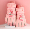 火炬人儿童手套防寒8岁到12岁加绒加厚卡通女童中大童滑雪保暖手套C3225 实拍图