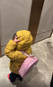 鸭鸭（YAYA）儿童轻薄羽绒服短款小童中大童连帽男女童2023秋冬洋气童装外套 黄色 100 实拍图