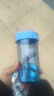 特百惠（Tupperware）雅致300ML塑料杯男女士学生儿童夏季水杯子户外便携口袋杯 水晶蓝 实拍图