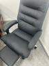 顾全C533家用老板椅舒适久坐办公椅电脑椅可躺工学椅子环保真皮座椅 黑色 真皮（更高品质之选) 实拍图