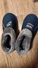 回力室内包跟男士棉拖鞋厚底保暖棉鞋冬季带后跟居家加绒拖鞋女冬 藏青色 42-43 标准码 实拍图