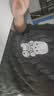帕恰狗珊瑚绒睡衣女秋冬款圆领加厚可外穿家居服 灰色(不掉毛无静电) 大码121-140斤穿 实拍图
