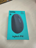罗技（Logitech）M196 无线蓝牙鼠标 办公鼠标 笔记本商务办公家用 小巧便携 对称手型 石墨灰 实拍图