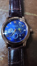 沃凯全自动机芯械男士手表高档日历石英表男款潮流时尚手表男名表 时尚款蓝面 实拍图