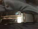 FXS皮带男不带头真皮自动扣无头腰带软商务青年纯牛皮裤带条生日礼物 枪色A款【真牛皮+合金扣头】 130cm 实拍图