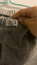 浪莎加绒加厚带护膝盖的保暖裤男秋冬季100%纯棉毛裤宽松线裤零下抗寒 浅灰秋裤·【加绒护膝秋裤】 XL /175 实拍图
