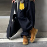 骆驼（CAMEL）【山越】工装靴男新潮厚底增高马丁靴 L15W076018 土黄(男款) 43 实拍图