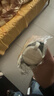 天堂 防晒晴雨伞五折 黑胶防紫外线太阳伞遮阳印花晴雨伞 甘酪白 实拍图