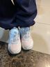 361°童鞋 儿童运动鞋25冬女小童轻盈革面旋钮扣休闲鞋 粉28 实拍图