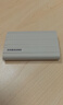 三星（SAMSUNG）2TB Type-c接口 移动固态硬盘 T7 Shield 月幕白 NVMe读速1050MB/s  手机直连笔记本外接 三防保护 实拍图