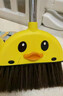 五月花扫把簸箕两件套小黄鸭儿童迷你宝宝家务清洁玩具过家家扫地扫帚 实拍图
