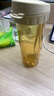 特百惠（Tupperware）茶韵500ML塑料杯男女士学生夏季运动水杯子户外便携大容量 奶茶棕 实拍图